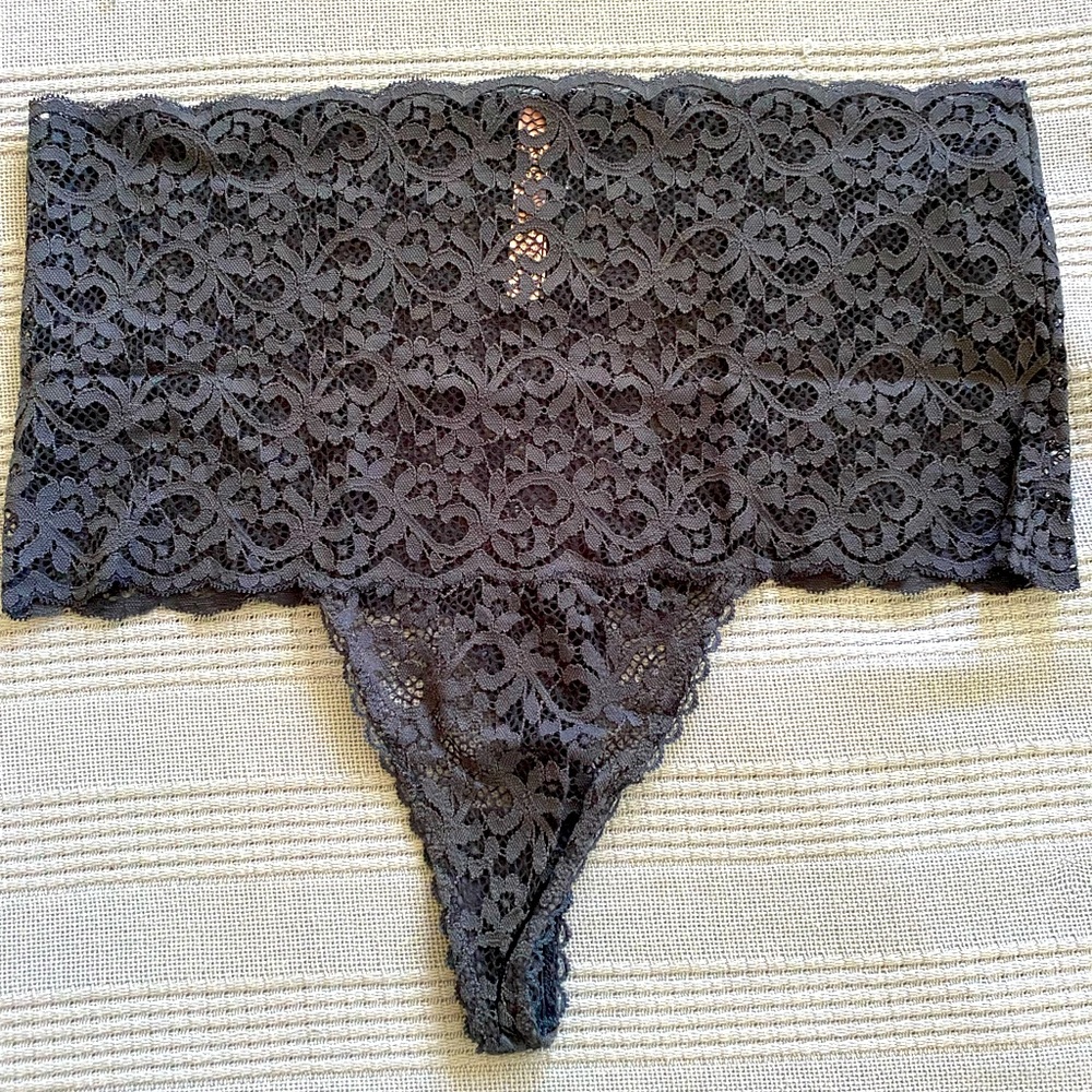 Victoria’s Secret high waist lace thong